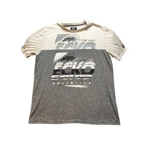 Ecko Unltd Shirt Adult Large Rhino Y2K‎ Colorblock MCMLXXII Gray Streetwear Mens